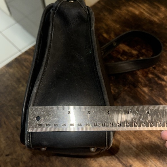 COACH Vintage Stewardess Bag glovetanned leather converts shoulder to crossbody - Picture 10 of 16